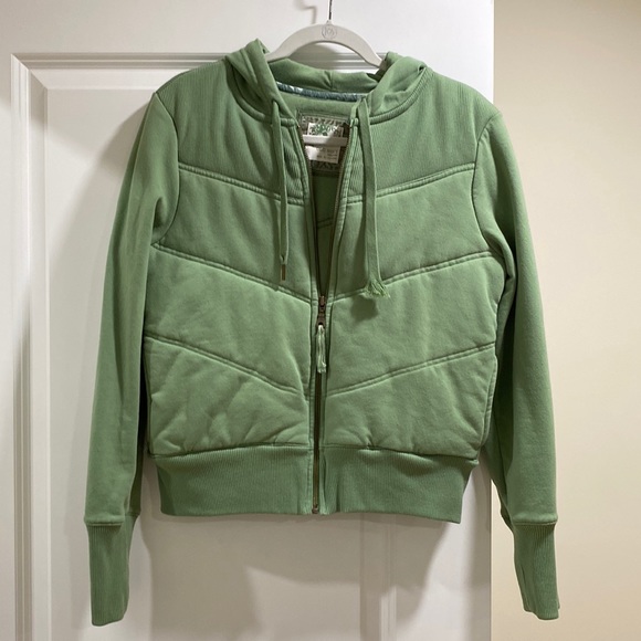 Old Navy Tops - Old Navy Green Zip Hood